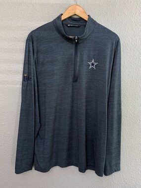 Travis Mathew | Dallas Cowboys and Miller Lite 1/4” Zip | Size XL